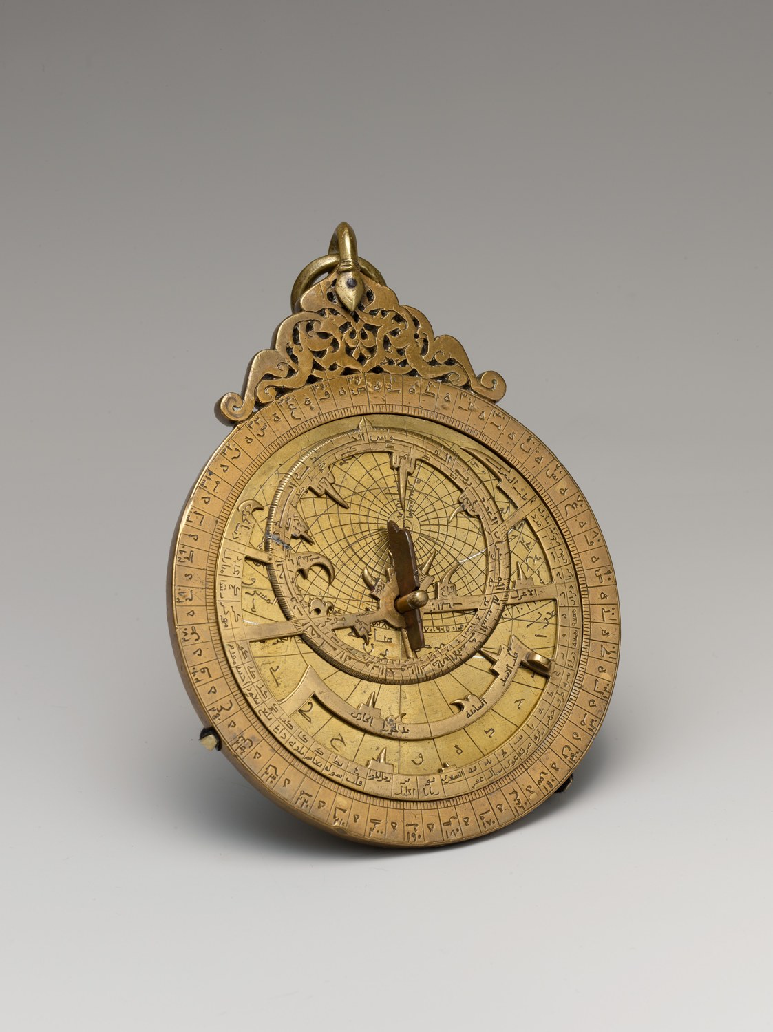 Brass astrolabe made in Yemen in 1291, from The Metropolitan Museum of Art collection